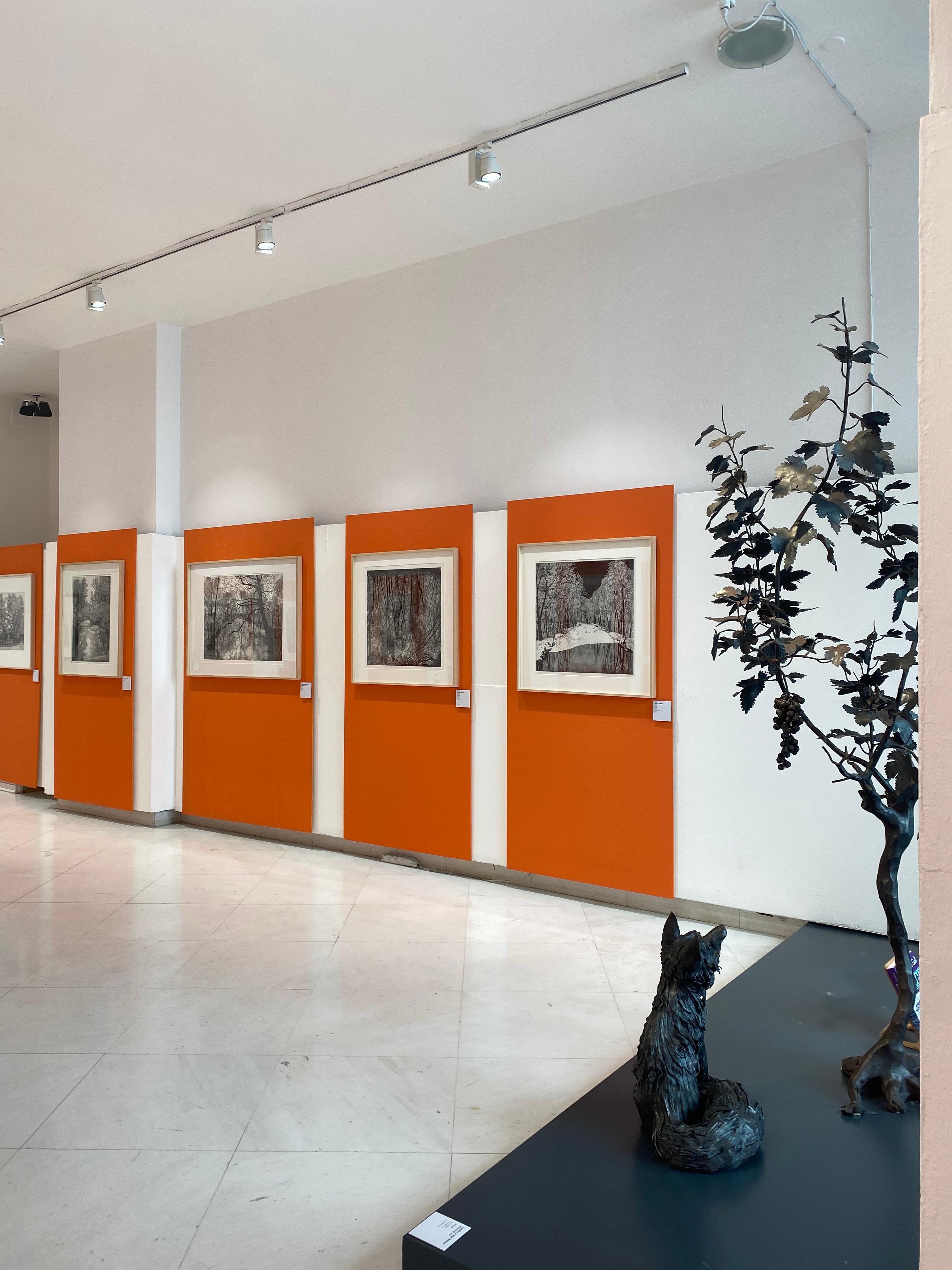 Chêne feuilleté, 1982, réf. 444, estampe à l'eau-forte de Federica Galli en vente 4