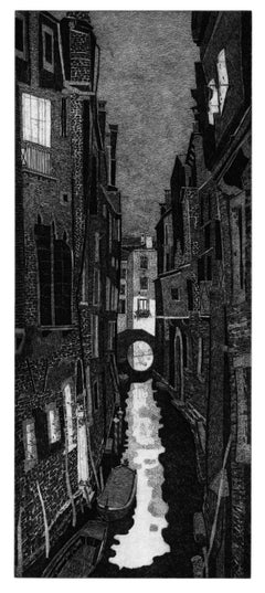 Venice view print, with the sharp contemporary gaze of an Italian artist