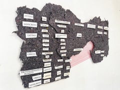 Fiber painting: 'AR'