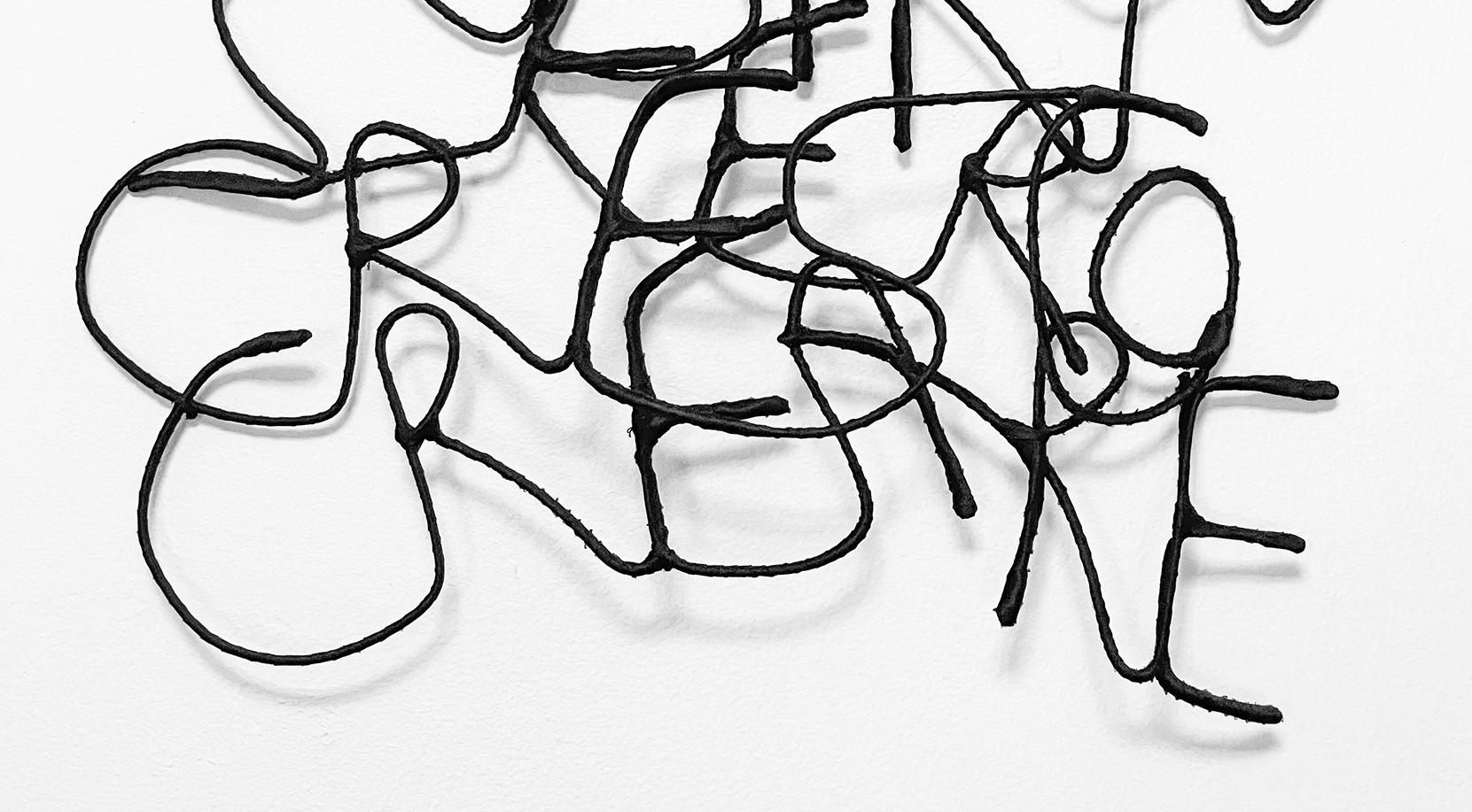 Wandskulptur aus Faser: „Creare“ (Zeitgenössisch), Sculpture, von  Federica Patera and Andrea Sbra Pereg