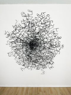 Fiber Wall Sculpture: 'Halo'