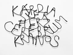 Sculpture murale en fibres : "Herz"