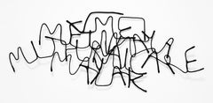 Sculpture murale en fibre : « Maya »