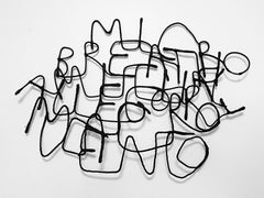 Scultura murale in fibra: 'Micro'