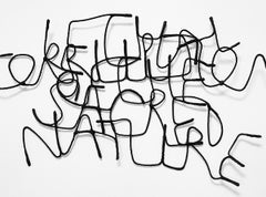 Fiber wall sculpture: 'Nature'