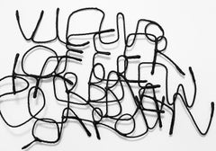 Fiber wall sculpture: 'Vicino'