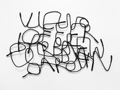 Fiber wall sculpture: 'Vicino' (ll)