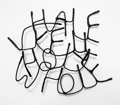 Fiber wall sculpture: 'Whole'