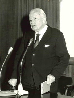 Portrait de Gianandrea Gavazzeni - Photo Vintage de Federico Allotta - 1989