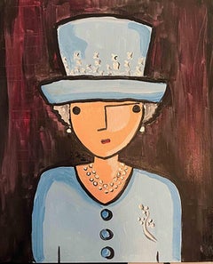 The Queen - Original Painting by Federico Bramati- 2021
