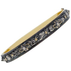 Bracelet Federico Buccellati en or jaune 18 carats et argent 925 carats