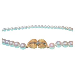 Federico Buccellati 18K Gold Top-Grade Akoya Pearl Necklace