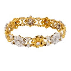 FEDERICO BUCCELLATI Pulsera Retro 18k Motivo Floral