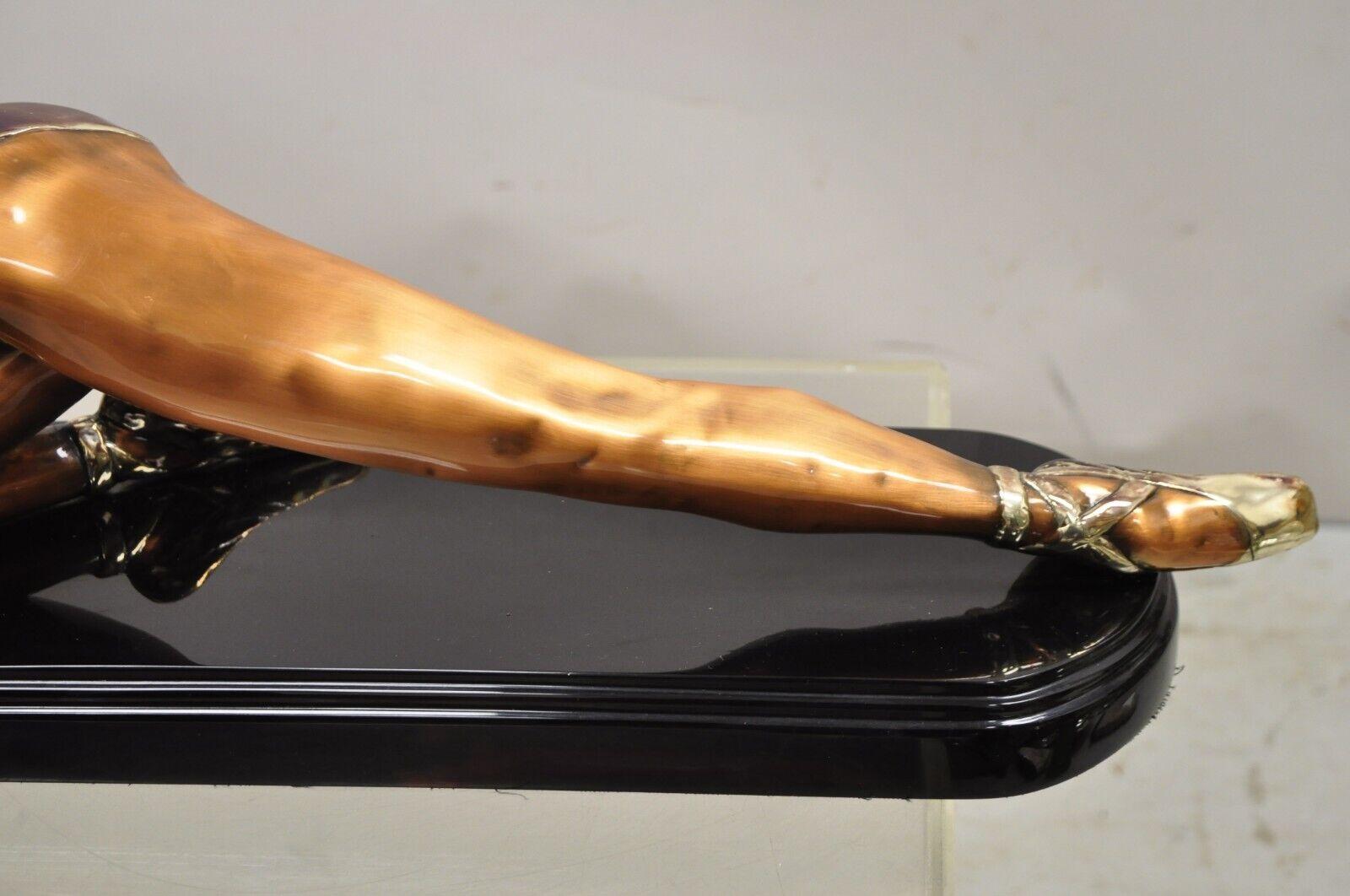 20th Century Federico Cardona Bronze Sculpture of Ballet Dancer on Marble Base 32/250 For Sale