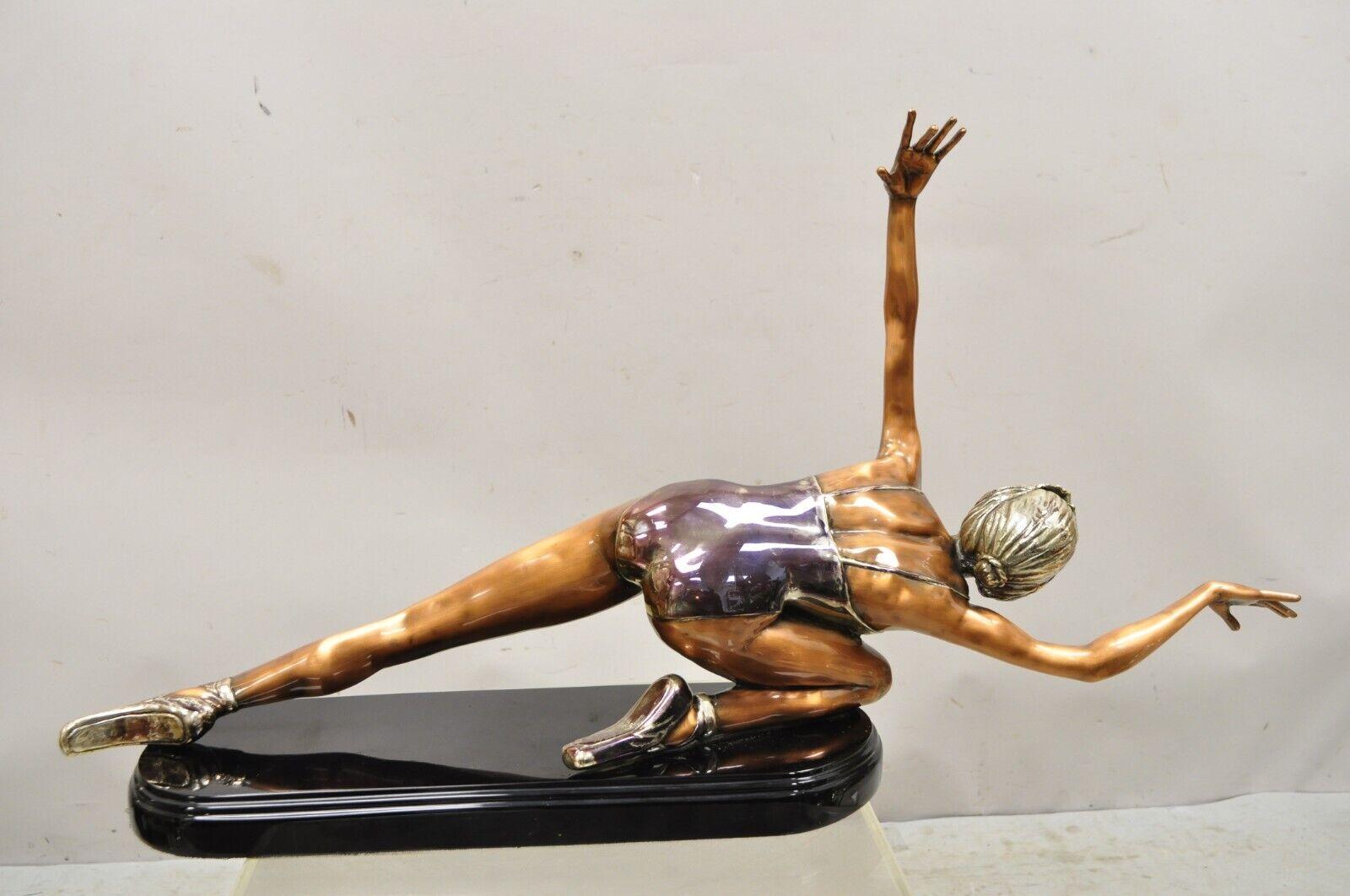 Sculpture en bronze de Federico Cardona représentant une danseuse de ballet sur socle en marbre 32/250 en vente 1