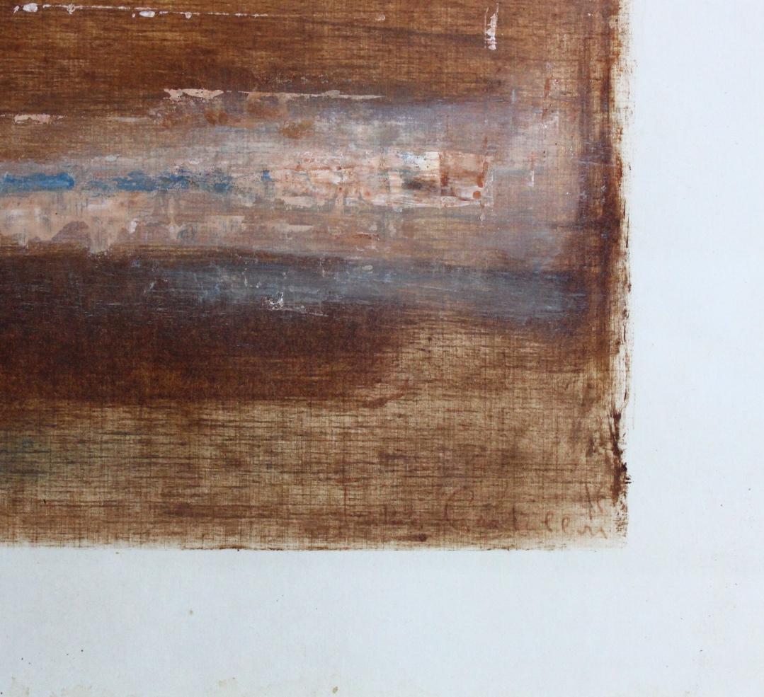 Barcos surrealistas, Federico Castellon - Surrealismo americano, Óleo sobre papel, 1950 en venta 4