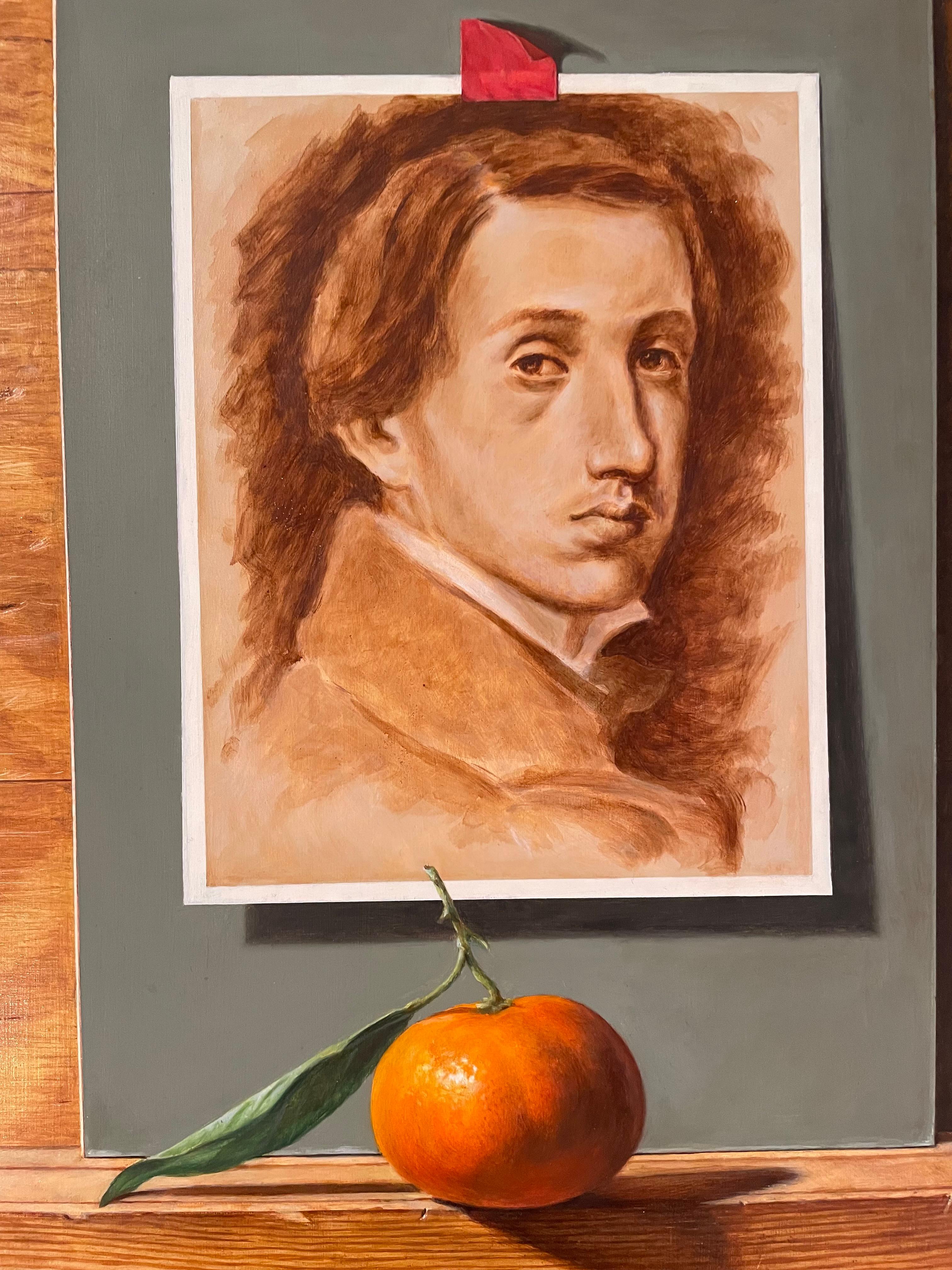 Federico Castelluccio - Self Portrait of Degan with Tangerine and Fine
