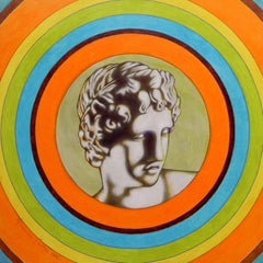 Apollo alla Galleria degli Uffizi, Painting, Oil on Paper