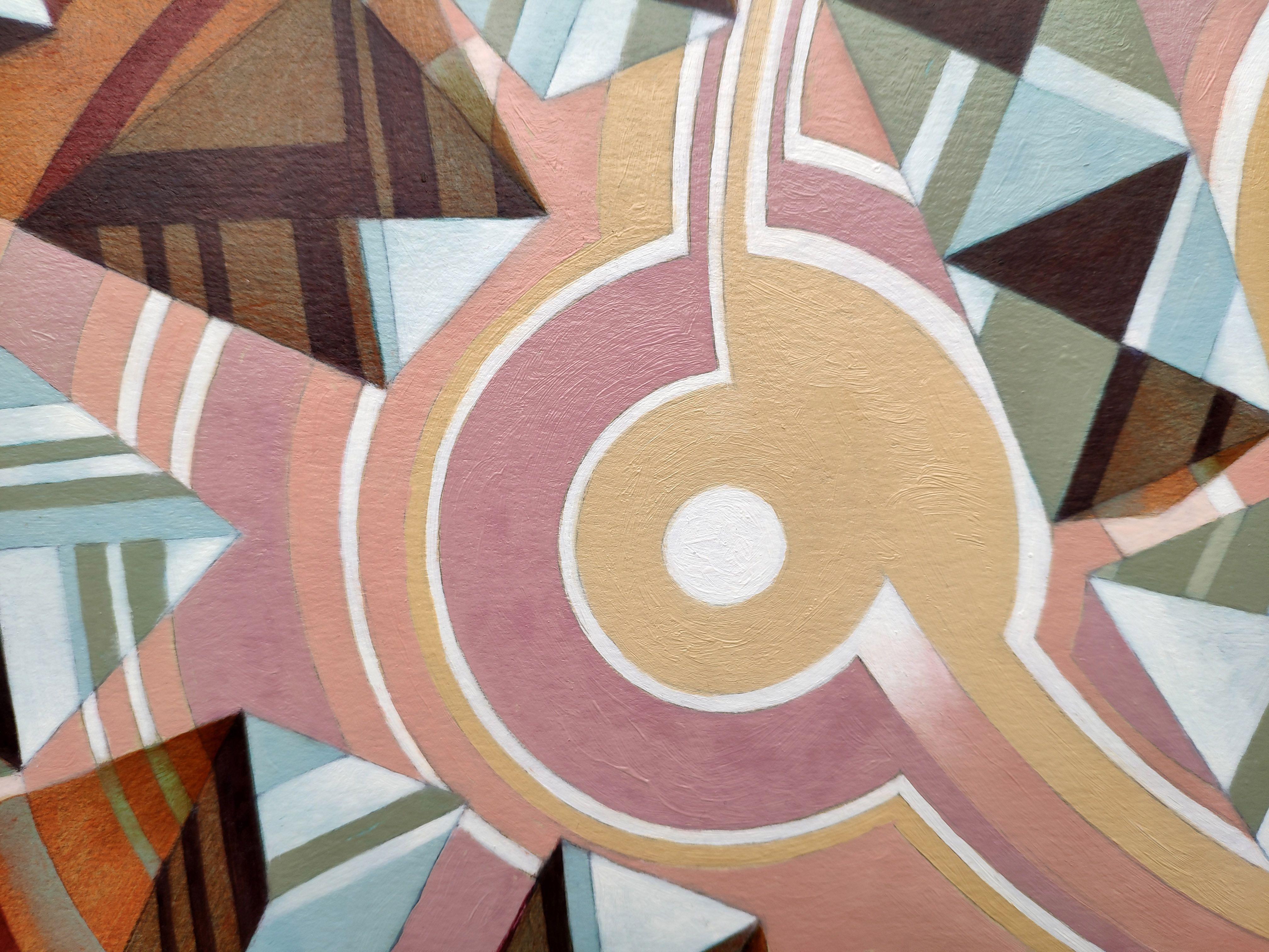 Blastnummer 6, Gemälde, Öl auf Papier (Abstrakt), Painting, von Federico Cortese
