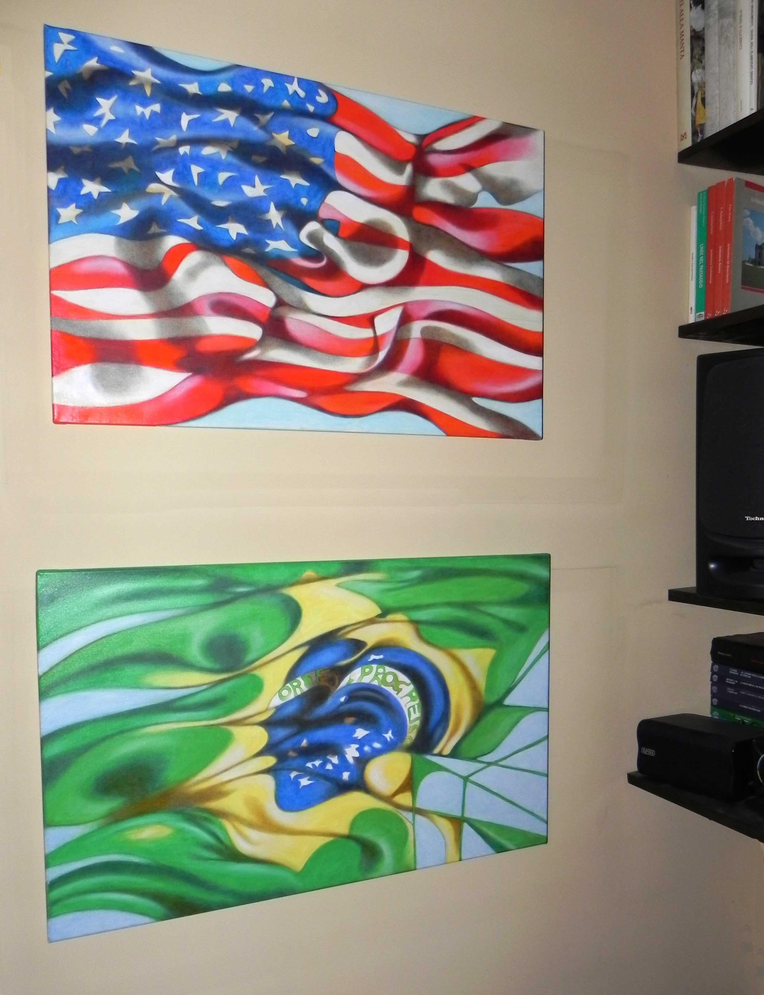 Brasil, Painting, Oil on Canvas For Sale 1