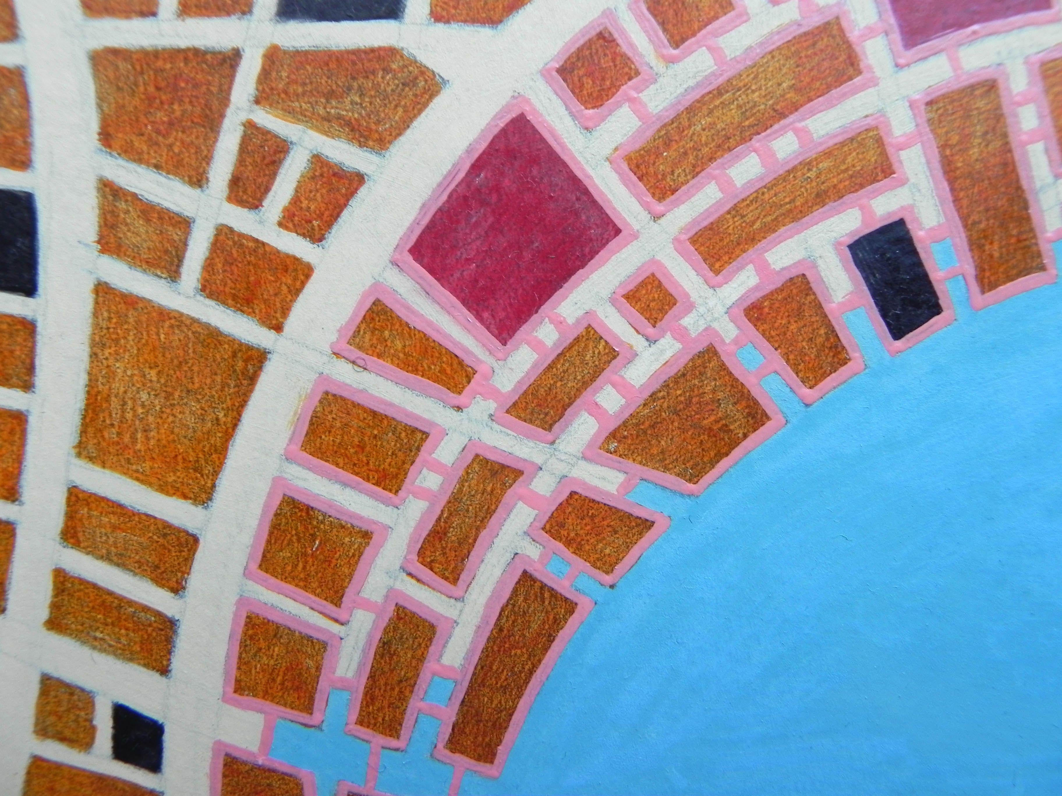 Cifra numero 51, Pittura, Olio su carta - Painting Astratto di Federico Cortese