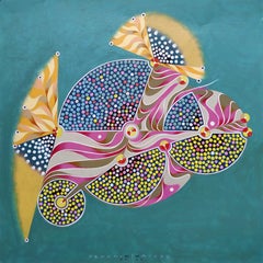 Constellation number 11, Painting, Oil on Paper