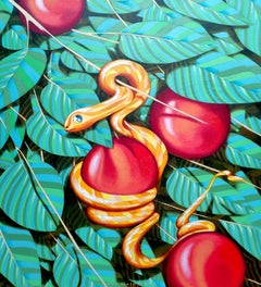 Eden, Painting, Oil on Wood Panel