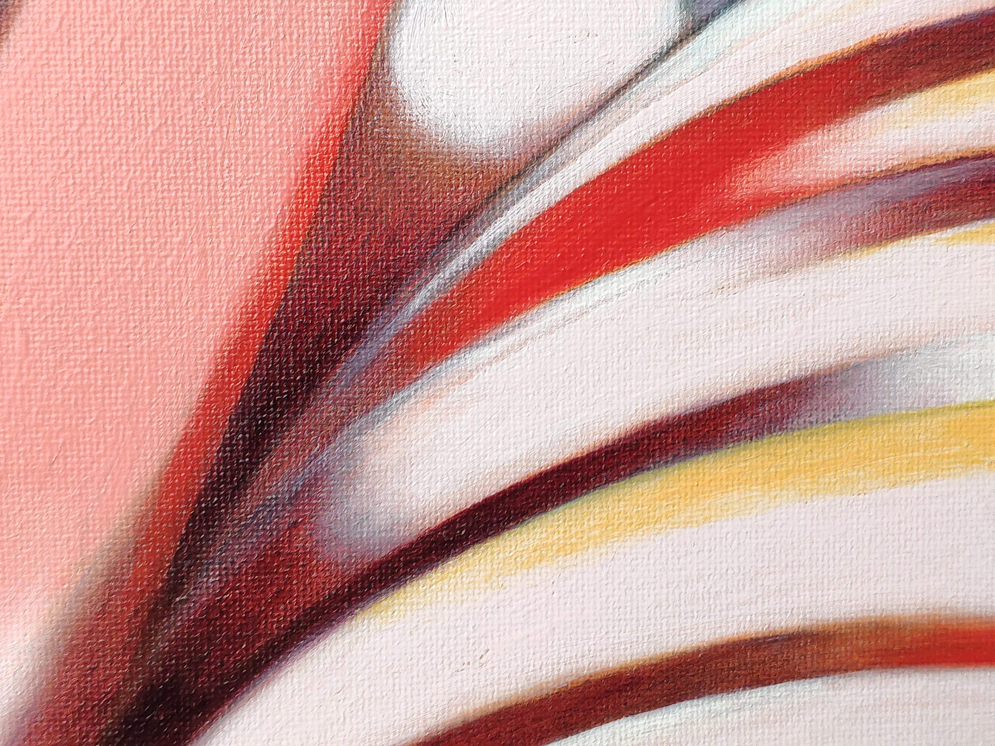 Flamingos, Painting, Oil on Canvas For Sale 3