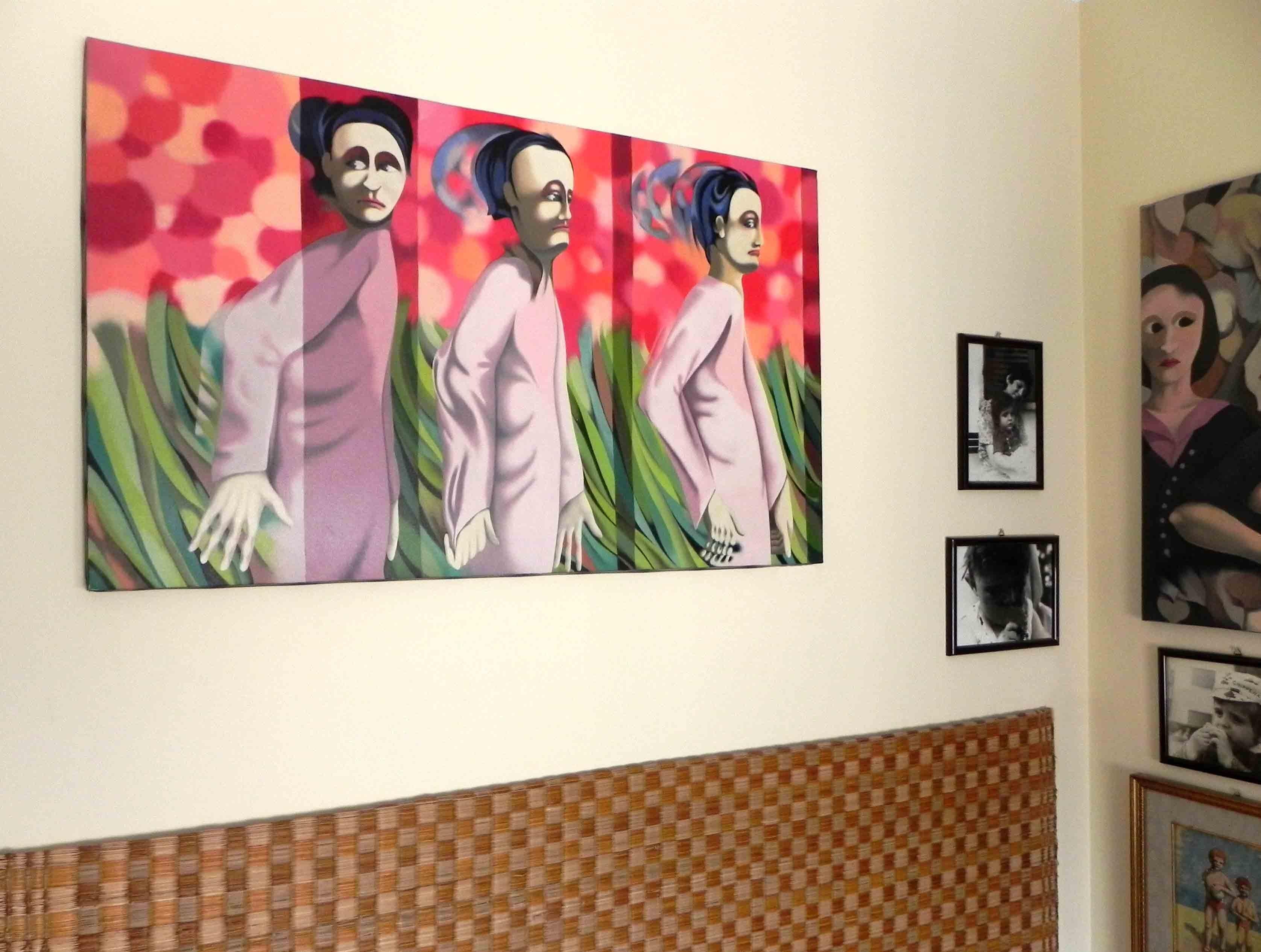 cornici, Pittura, Olio su tela - Painting Surrealismo di Federico Cortese