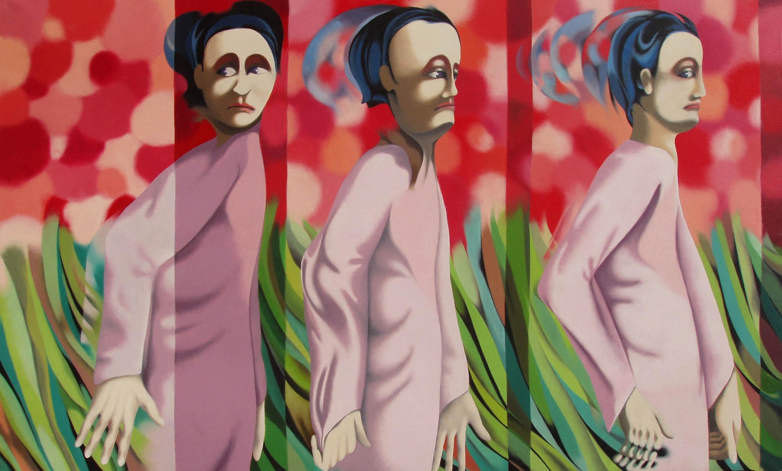 cornici, Pittura, Olio su tela - Painting di Federico Cortese