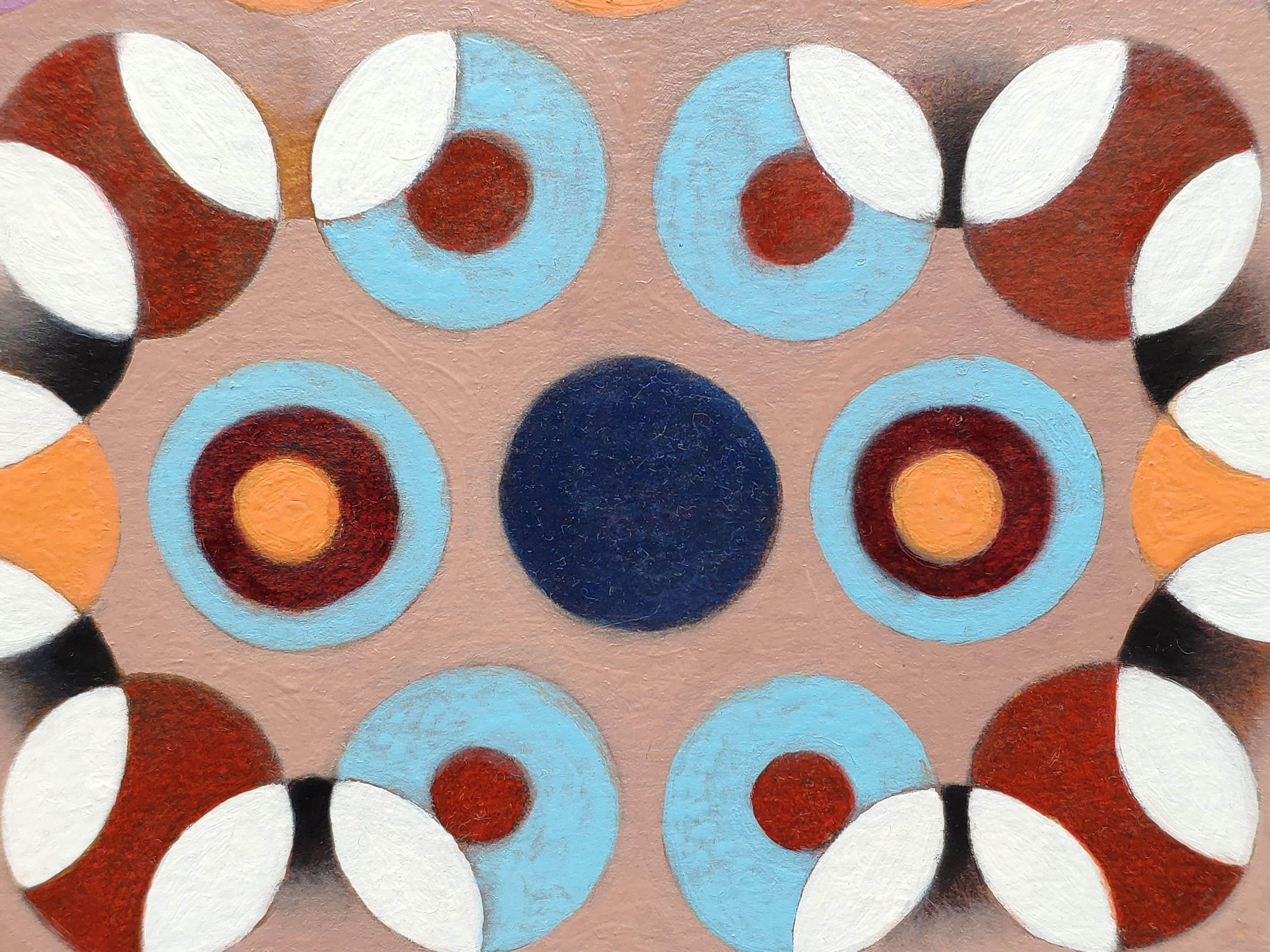 Kaleidoscope number 1, Painting, Oil on Paper For Sale 1