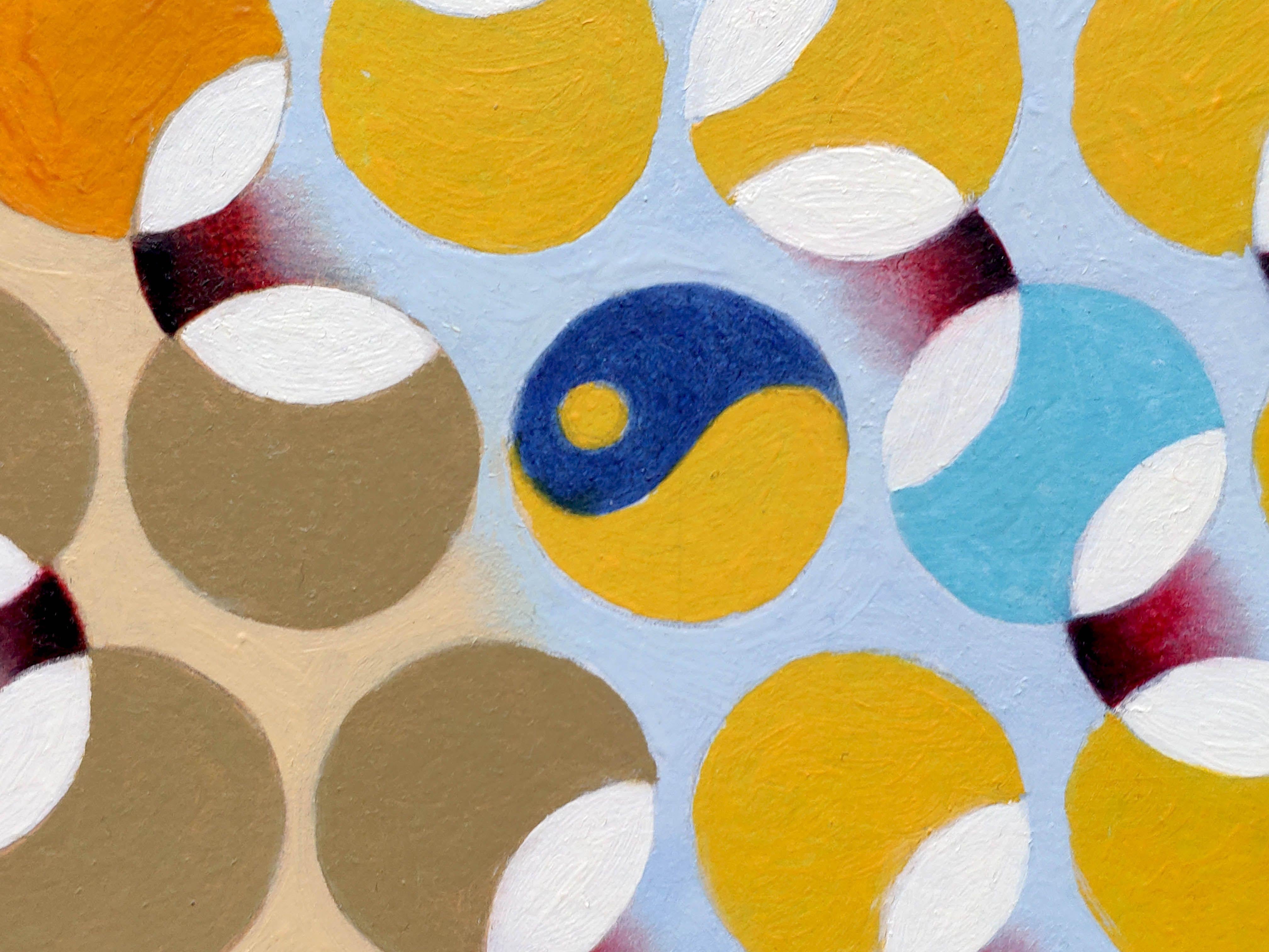 Kaleidoscope number 2, Painting, Oil on Paper For Sale 3