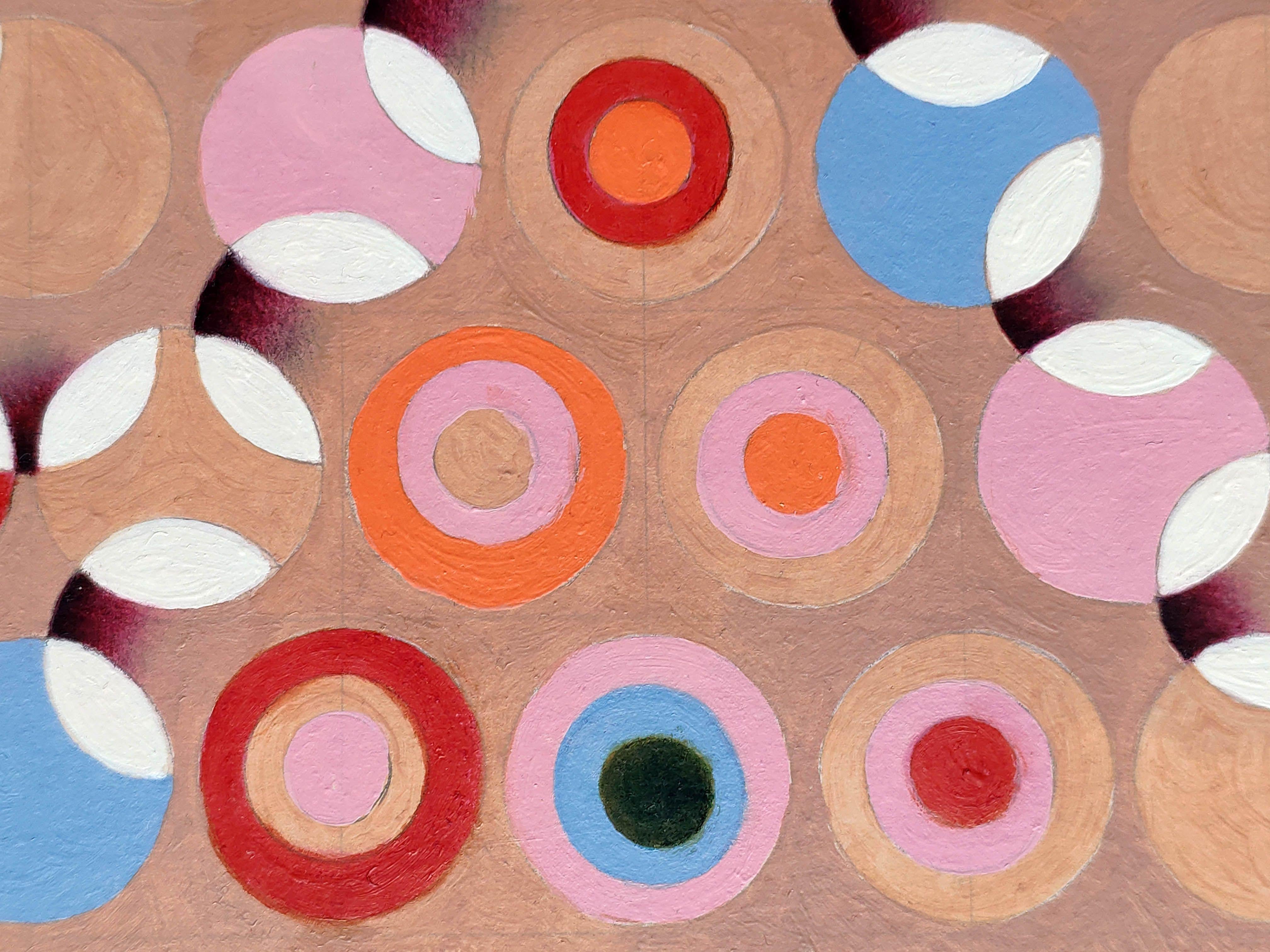 Kaleidoscope number 3, Painting, Oil on Paper For Sale 2