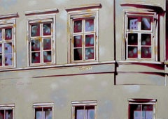 Kultorvet, Copenaghen, Painting, Oil on Wood Panel