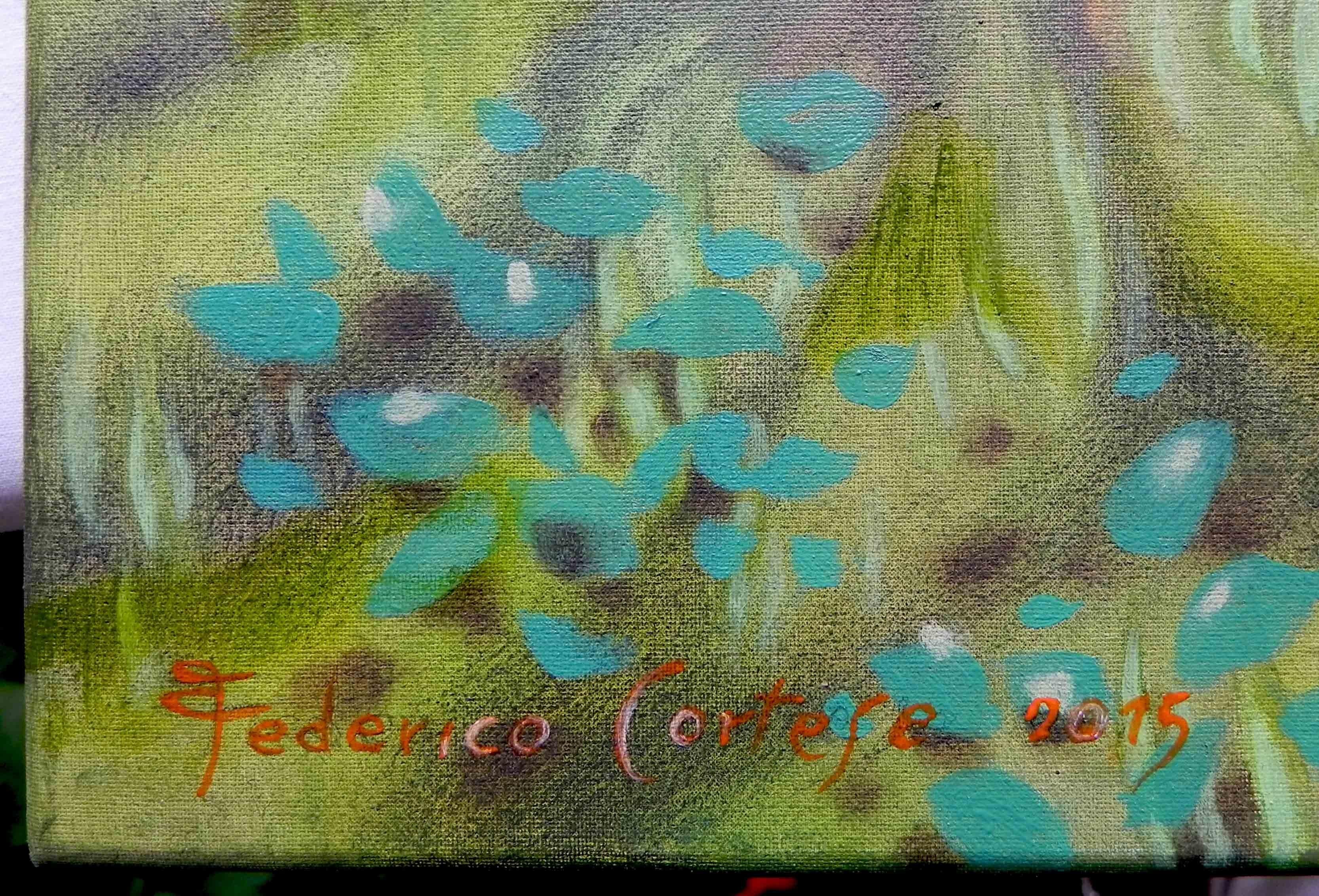 landscape with garbage, Painting, Oil on Canvas For Sale 2