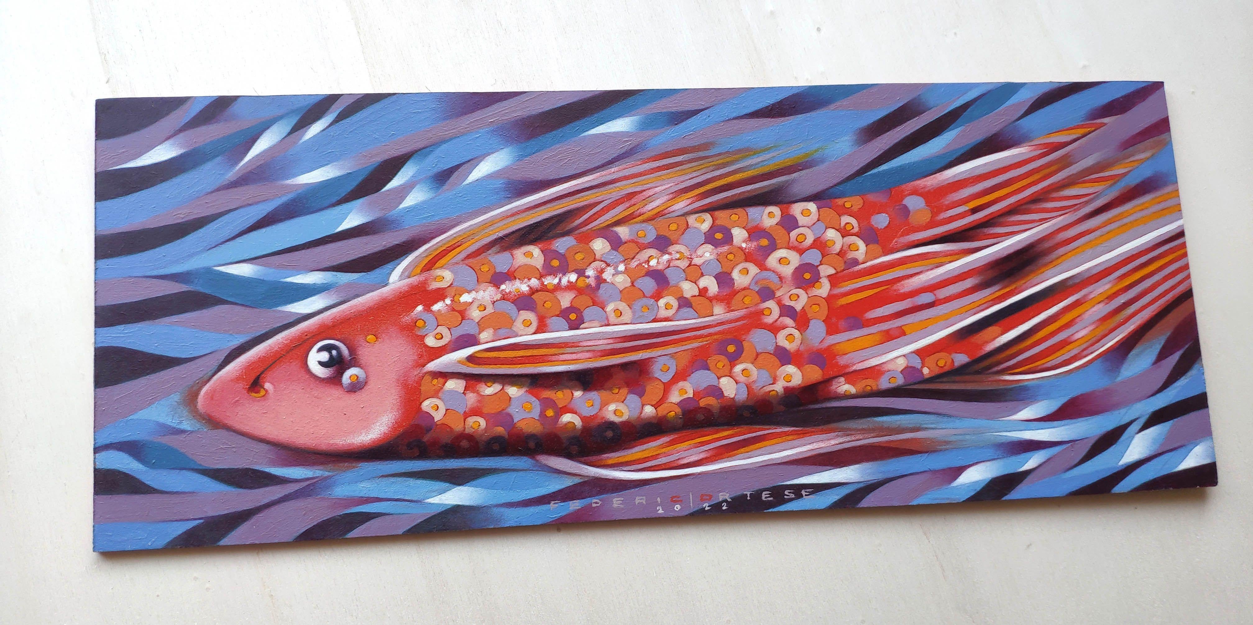 fish colour painting
