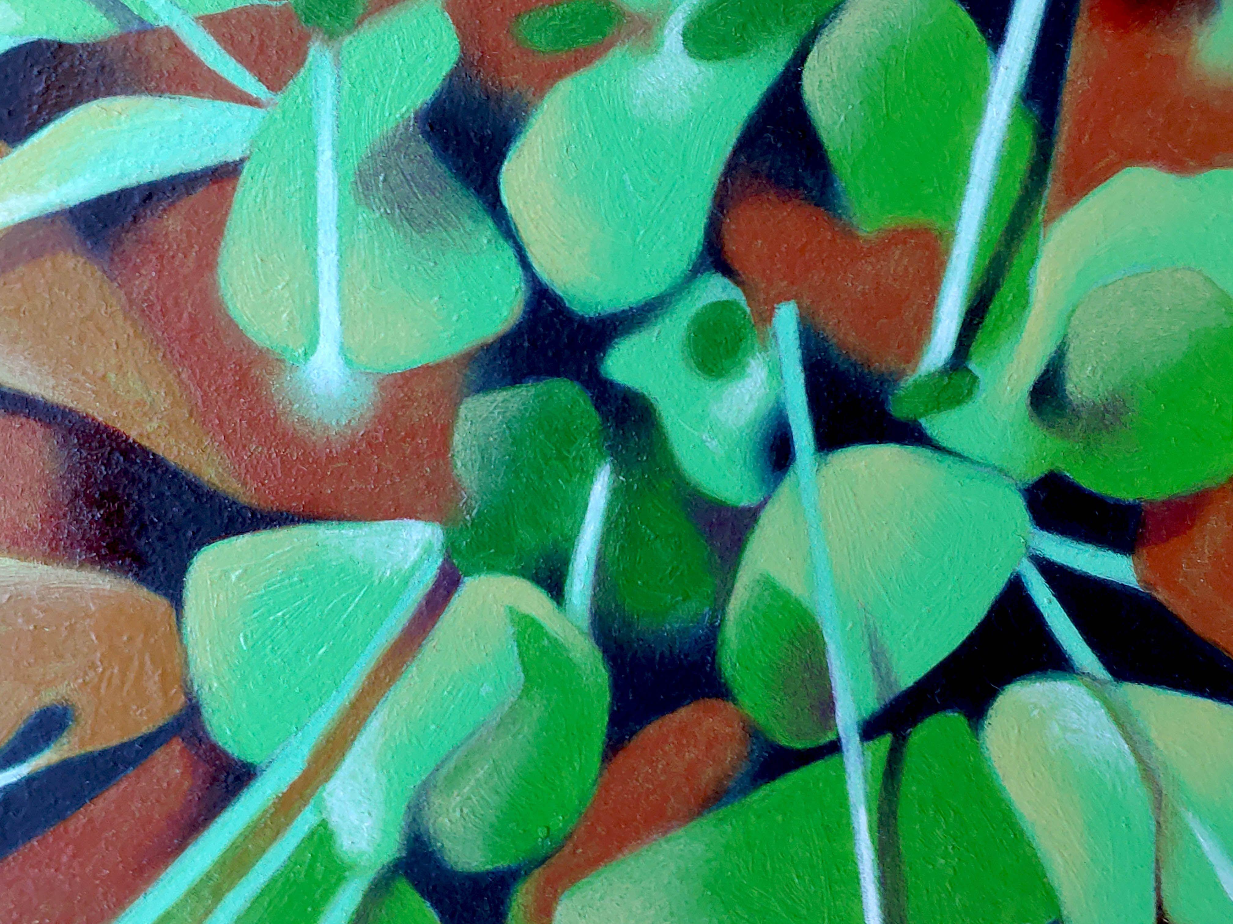 Prati in primavera, Pittura, Olio su pannello di Wood - Painting Contemporaneo di Federico Cortese