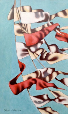 Pennants, Painting, Oil on Paper