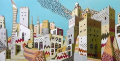 Qatar, Painting, Oil on Paper