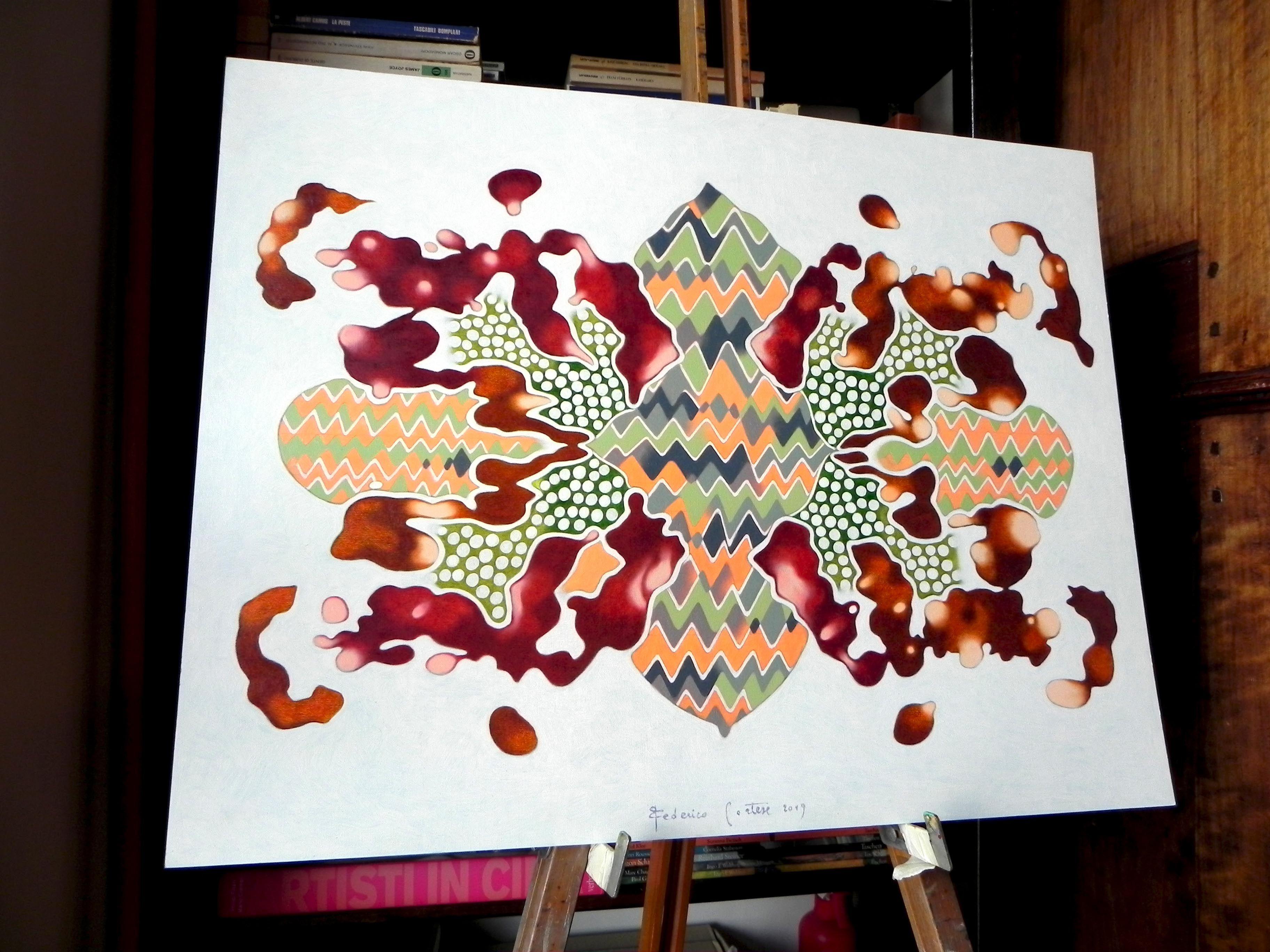 Eine Originalarbeit aus der Serie â€žRorschachâ€œ
