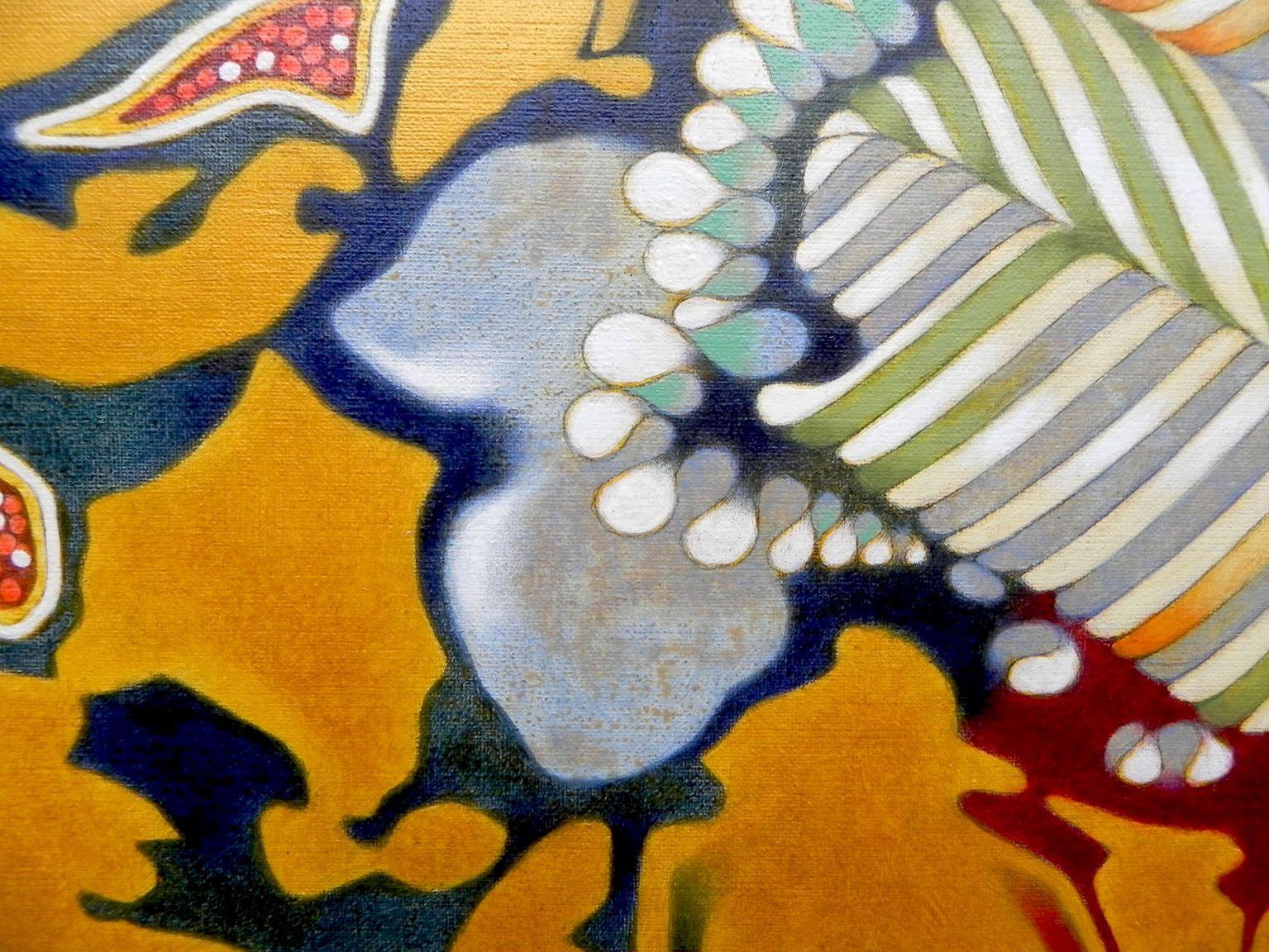 Rorschach, Pittura, Olio su carta - Painting di Federico Cortese