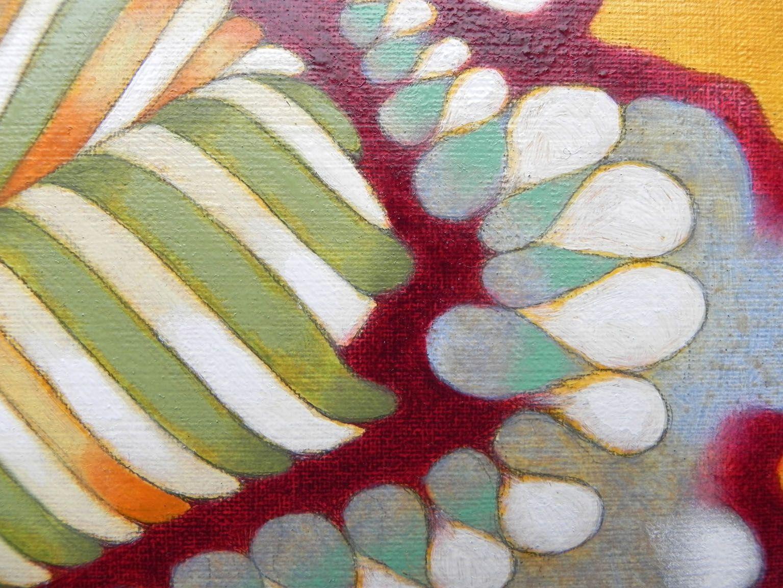 Rorschach, Pittura, Olio su carta - Painting Astratto di Federico Cortese