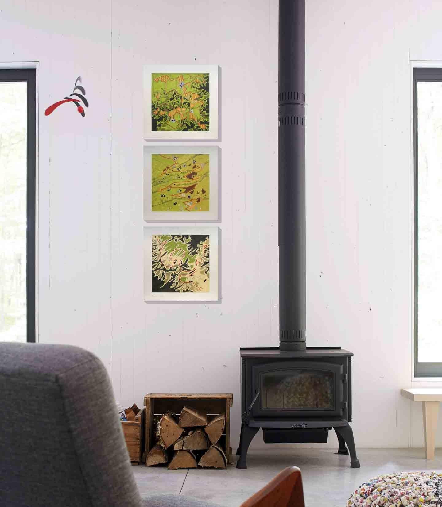 route number 6, Painting, Oil on Paper For Sale 1