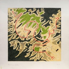 route number 6, Painting, Oil on Paper
