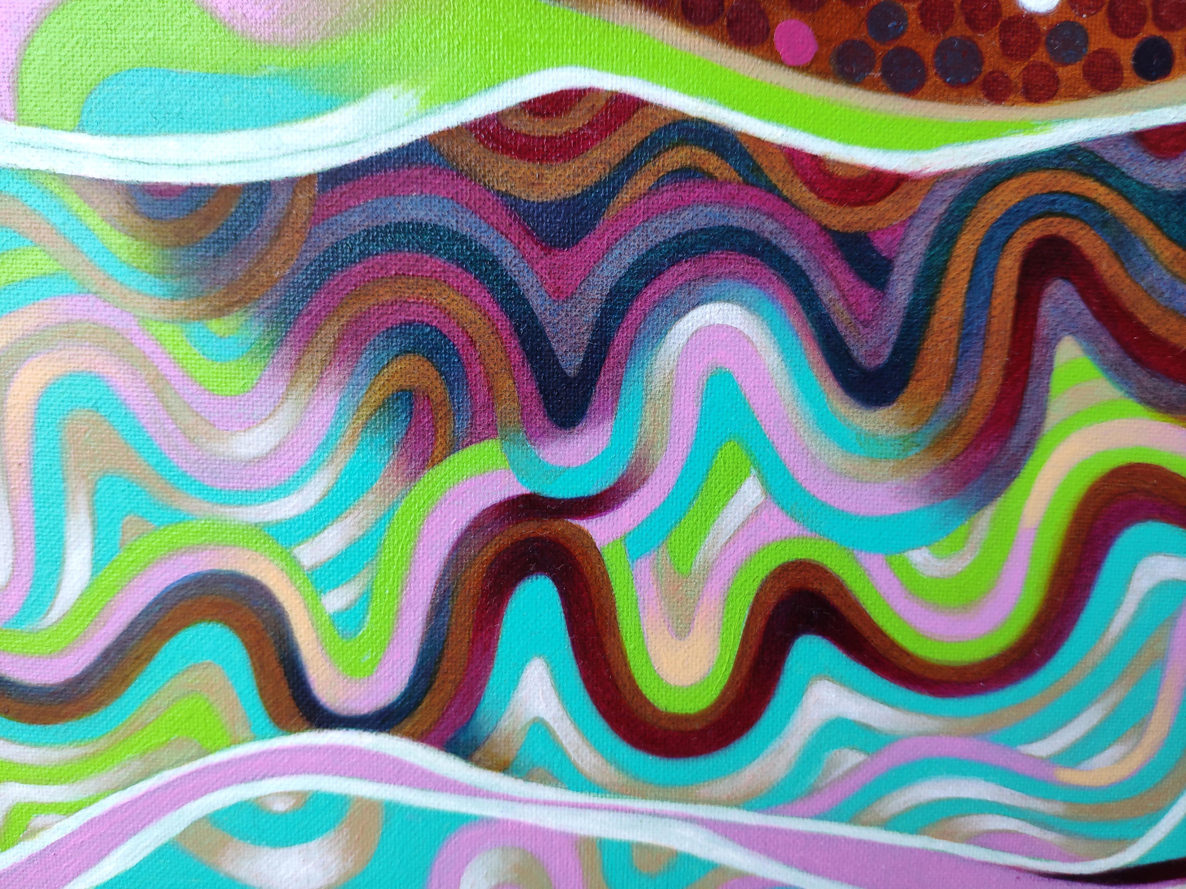 Estratificación, Pintura, Óleo sobre lienzo - Painting de Federico Cortese
