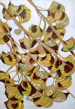 Under the shadow of a tree, Painting, Oil on Paper