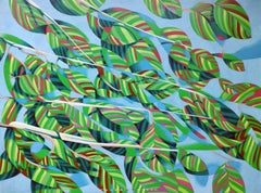 Under the shadow of a tree, Painting, Oil on Paper