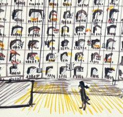 IL CASANOVA "Il Teatro de Dresda" Signed Lithograph, 1976 Italian Film, Theater