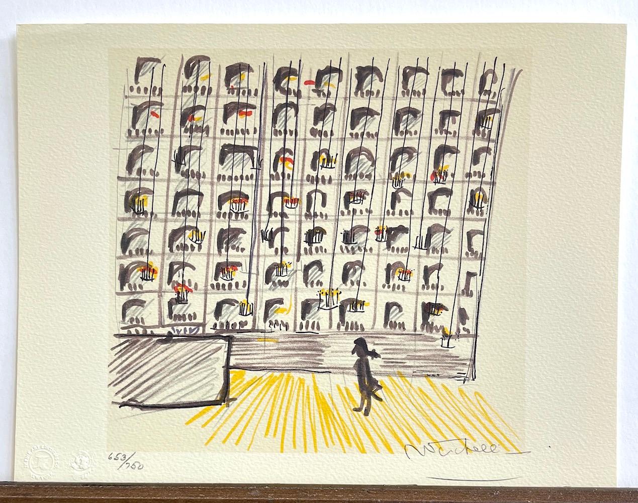 IL CASANOVA „Il Teatro de Dresda“, signierte Lithographie, Italienischer Film, Theater, IL CASANOVA, 1976 im Angebot 3