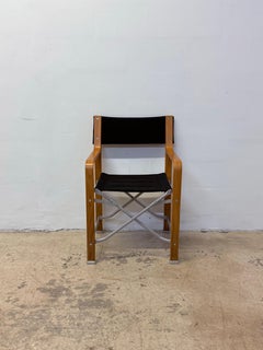 Federico Giner Folding Directors Chair, 1980s